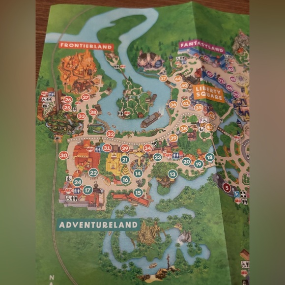 Walt Disney World Summer of 2025 6 Park Map Set Tom Sawyer Island & Riverboat - Picture 6 of 7